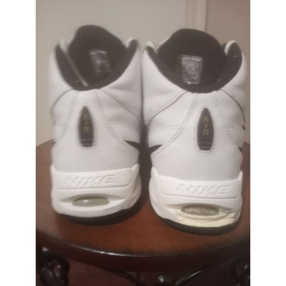 Men's White Nike Air Ups Basketball sneakers nike Size 11.5 White 313531-171 - Picture 12 of 14
